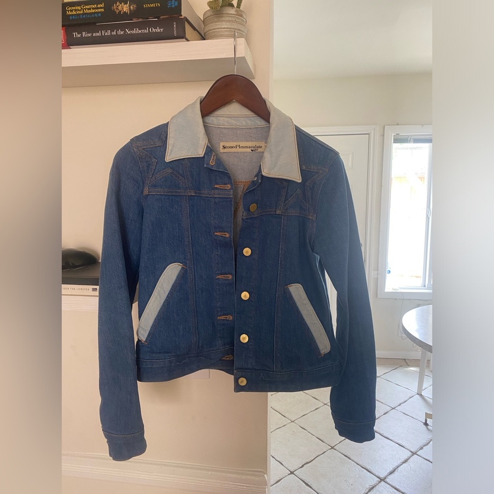 Stoned immaculate denim jacket
